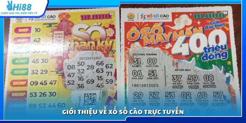Tổng quan về hình thức xổ số cào online